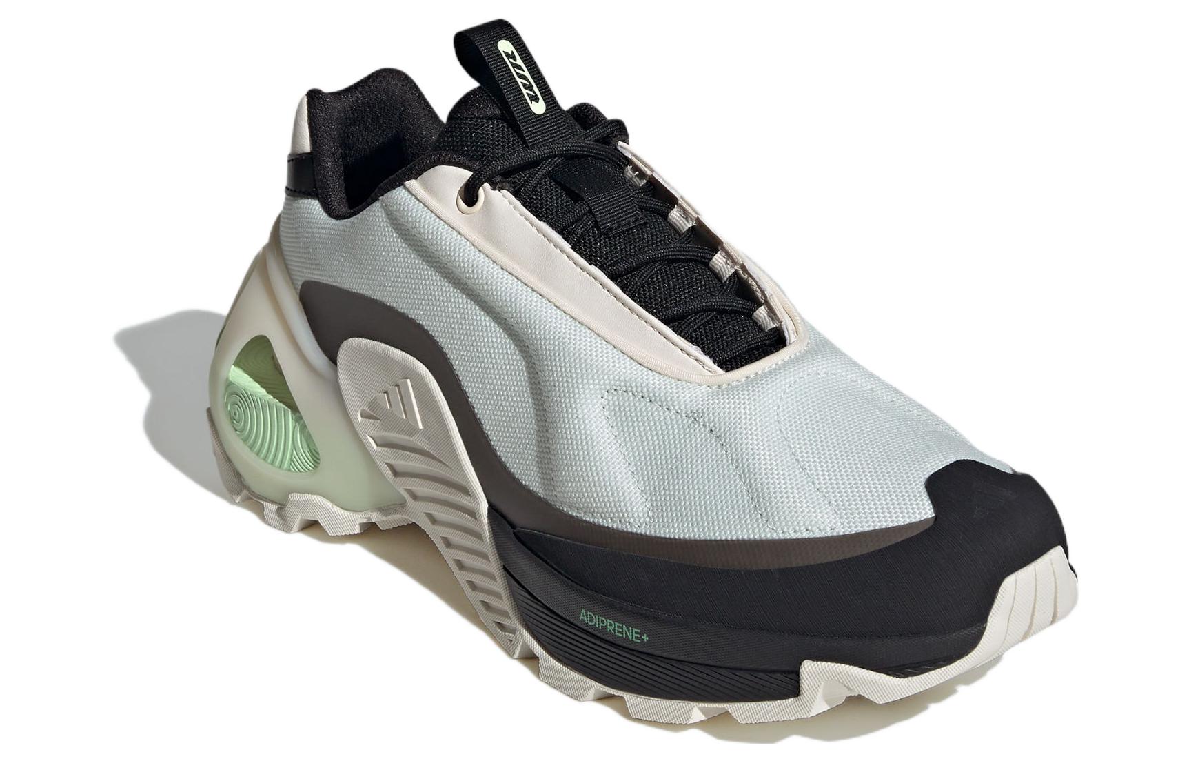 Shop adidas Edge Runner 抽繩舒適氣質透氣 防滑耐磨 低筒 跑步鞋 男女同款 白黑色
