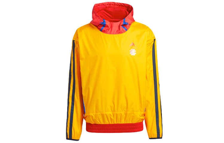 adidas EE MCD Basketball Casual Hoodie Yellow Mens Long Sleeve Sweatshirt H16555