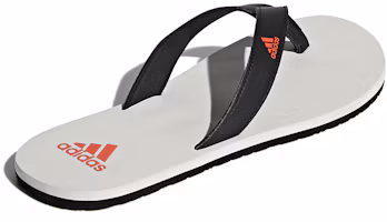 Shop adidas Eezay Essence 黑白紅 拖鞋