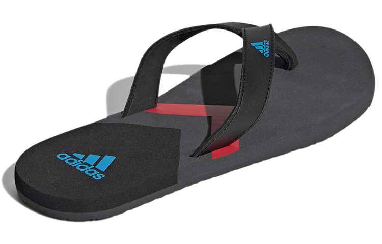 Shop adidas Eezay 翻轉拖 黑色 拖鞋