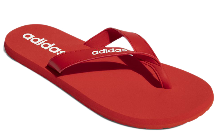adidas Eezay Flip-Flops 'Red White' 圖 3