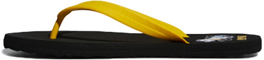 adidas Eezay Flip Flop Black Yellow Unisex Slippers 'Black Yellow' FX3990 adidas Eezay Flip Flop Black Yellow Unisex Slippers 'Black Yellow' FX3990