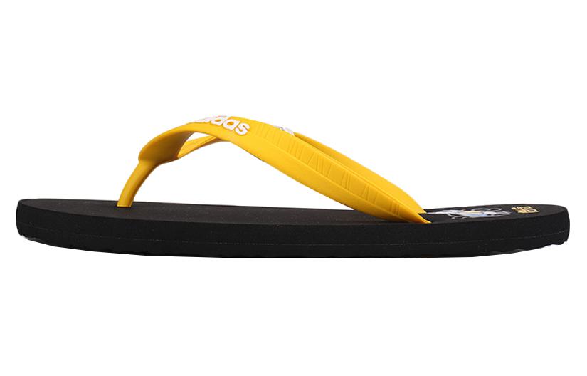 adidas Eezay Flip Flop Black Yellow Unisex Slippers 'Black Yellow' FX3990