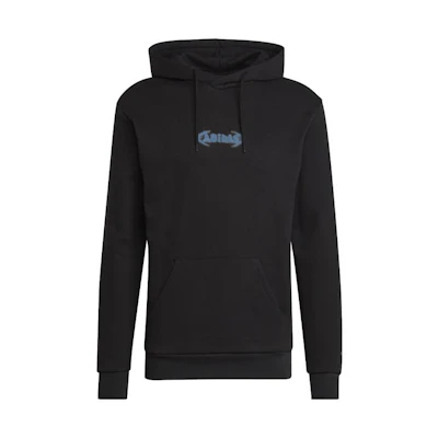 adidas Egaron Solid Print Lace-Up Hoodie Black HL9243