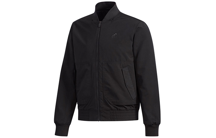 Shop adidas EI JKT FL Bomb Knit Jaket Hitam DT2486