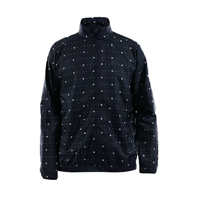 adidas EI WB GEN AOP Navy Blue Casual Sports Long-Sleeve Jacket DM5248