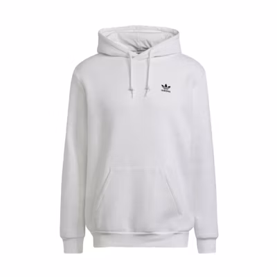 adidas Embroidered Logo Pullover Hoodie White H34649