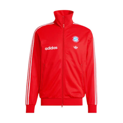 adidas Embroidered Logo Red Striped Track Jacket Retro Style IS0340