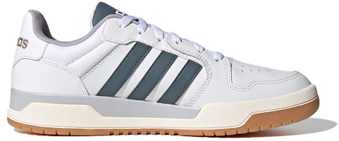 adidas neo Entrap 耐磨防滑 低筒 板鞋 男款 白灰 Order adidas neo Entrap 耐磨防滑 低筒 板鞋 男款 白灰