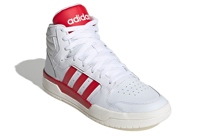 Lookbook adidas neo Entrap Mid 中幫 板鞋 男款 白紅