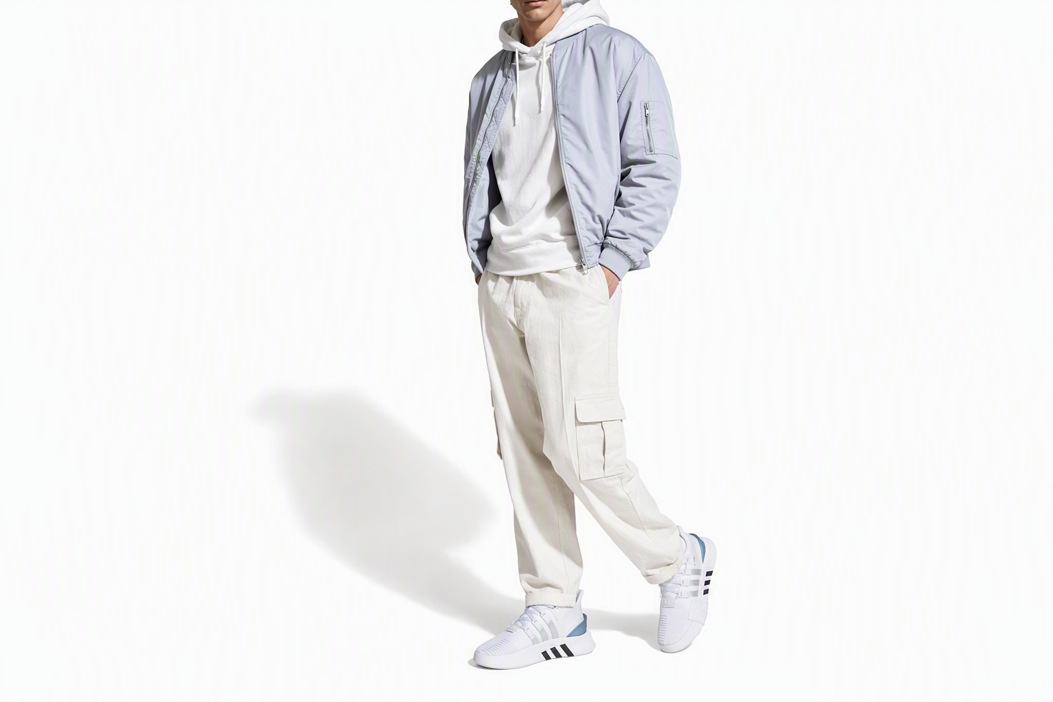 Order adidas originals EQT BASK ADV 防滑耐磨 低筒 運動休閒鞋 男女款 白銀
