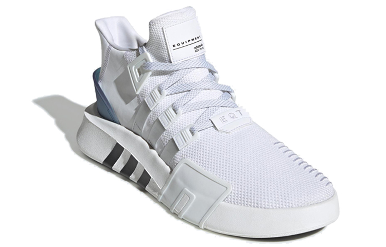 Shop adidas originals EQT BASK ADV 防滑耐磨 低筒 運動休閒鞋 男女款 白銀