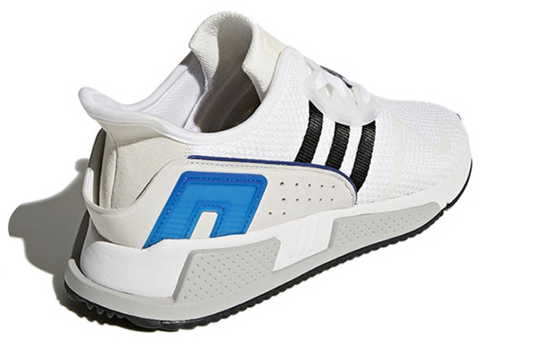 Shop adidas Originals EQT Cushion Adv 白黑皇家 護墊透氣低幫運動休閒鞋 男女同款 白藍