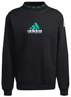 adidas EQT Logo Embroidered Crewneck Sweatshirt Black - HG8096 adidas EQT Logo Embroidered Crewneck Sweatshirt Black - HG8096
