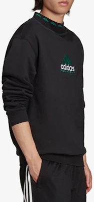 アディダス EQT ロゴ刺繍 クルーネック スウェットシャツ ブラック HG8096 Purchase アディダス EQT ロゴ刺繍 クルーネック スウェットシャツ ブラック HG8096