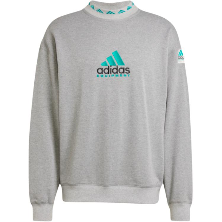 Order adidas EQT Reflective Crewneck Sweatshirt Retro Pria Abu-Abu Lengan Panjang JP0190