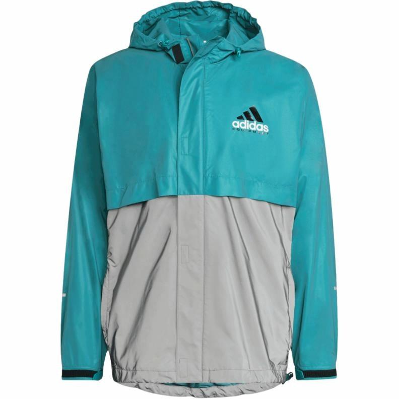 Order adidas EQT Retro Reflective Logo Jaket Hoodie Hijau Windbreaker Fashion JC8228