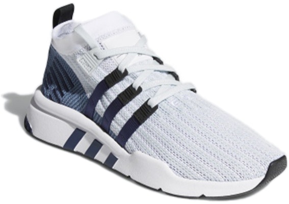 adidas EQT Sokongan Mid ADV Primeknit 'Putih Biru Lembut' B37429 Lookbook adidas EQT Sokongan Mid ADV Primeknit 'Putih Biru Lembut' B37429
