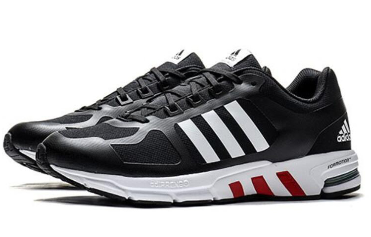 Shop adidas Equipment 10 em 防滑輕便 低筒 跑步鞋 男女同款 黑白