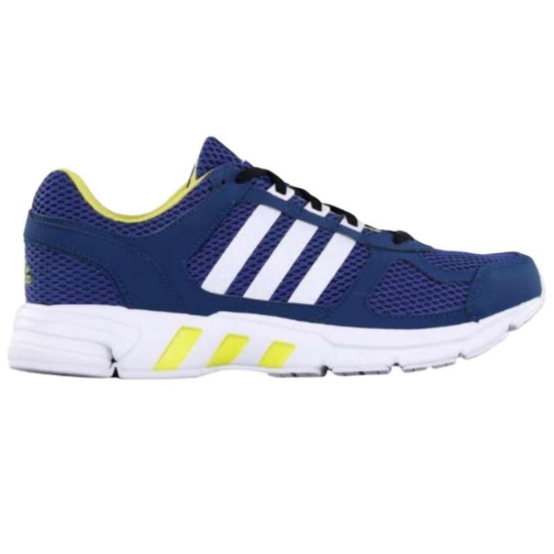 Order Kasual adidas Equipment Biru Putih Kuning kasut lari AQ7889