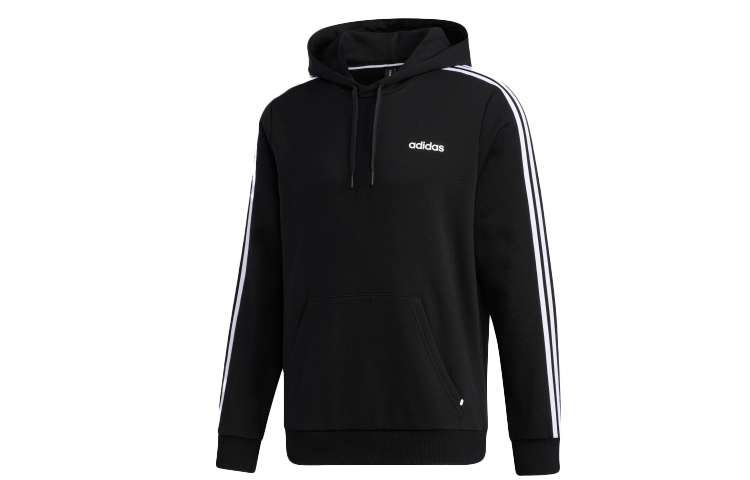 adidas Essential 3-Stripes Hoodie Black GJ8913