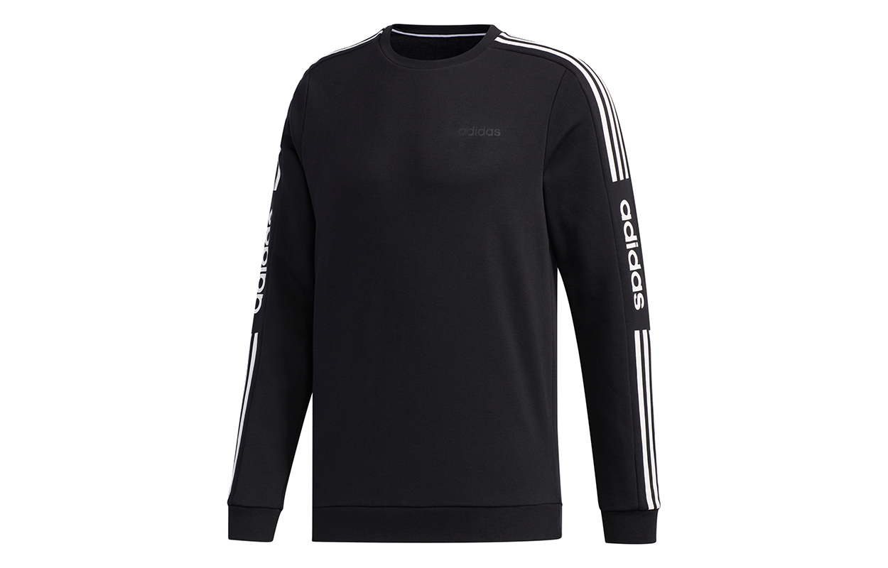adidas Essential 3-Stripes Logo Sweatshirt Black FP7447