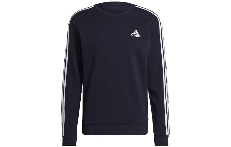 adidas Essential 3-Stripes Pullover Sweatshirt Ink Blue GK9111