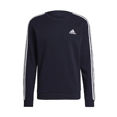 adidas Essential 3-Stripes Pullover Sweatshirt Ink Blue GK9111
