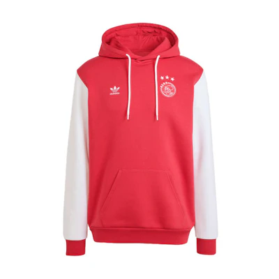 adidas Essential Colorblock Logo Hoodie Red Sweatshirt IL6042