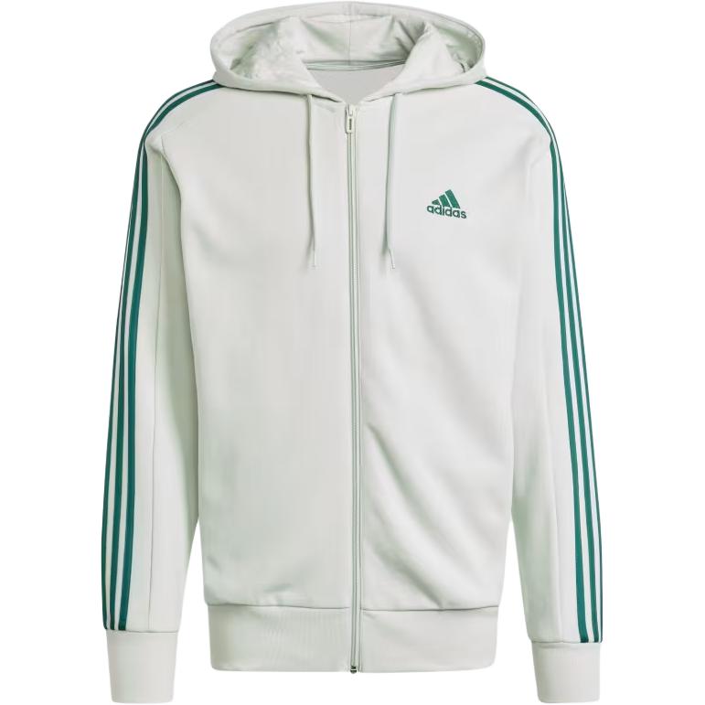 adidas Essential French Terry 3-Stripes Sweatshirt Linen Green IX0174