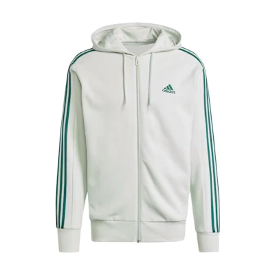 adidas Essential French Terry 3-Stripes Sweatshirt Linen Green IX0174
