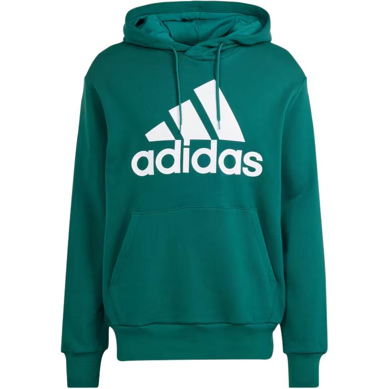 adidas Essential French Terry Big Logo Hoodie - Collegiate Green IS1354