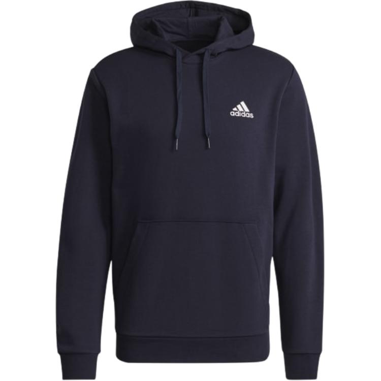 adidas Essential Pullover Hoodie Men Ink Blue H12216