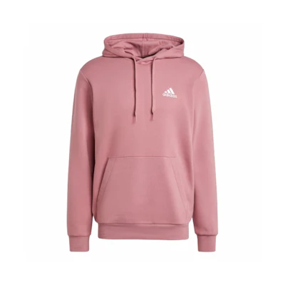 adidas Essential Solid Color Pullover Hoodie Pink () IZ4756