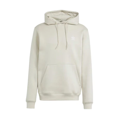 adidas Essential Trefoil Fleece Hoodie Oil Grey Long Sleeve IR7785