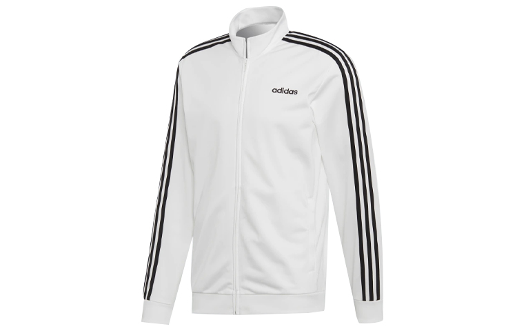 adidas Essential Vintage 3-Stripes Stretch Track Jacket White EB3989