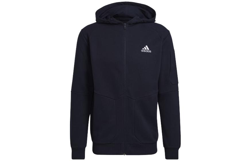 adidas Essentials 4 Gameday Full-Zip Hoodie Legend Ink Jacket HE1812