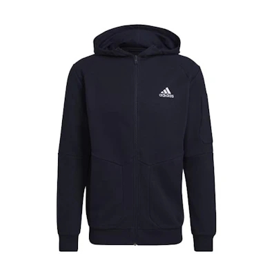 adidas Essentials 4 Gameday Full-Zip Hoodie Legend Ink Jacket HE1812