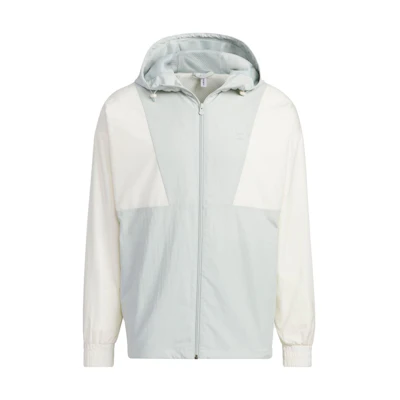 adidas Essentials Colorblock Windbreaker Silver Grey Unisex Jacket IK5058