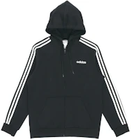 adidas Essentials E 3S Fleece-Lined Running Hoodie Jacket Black () DQ3101 adidas Essentials E 3S Fleece-Lined Running Hoodie Jacket Black () DQ3101