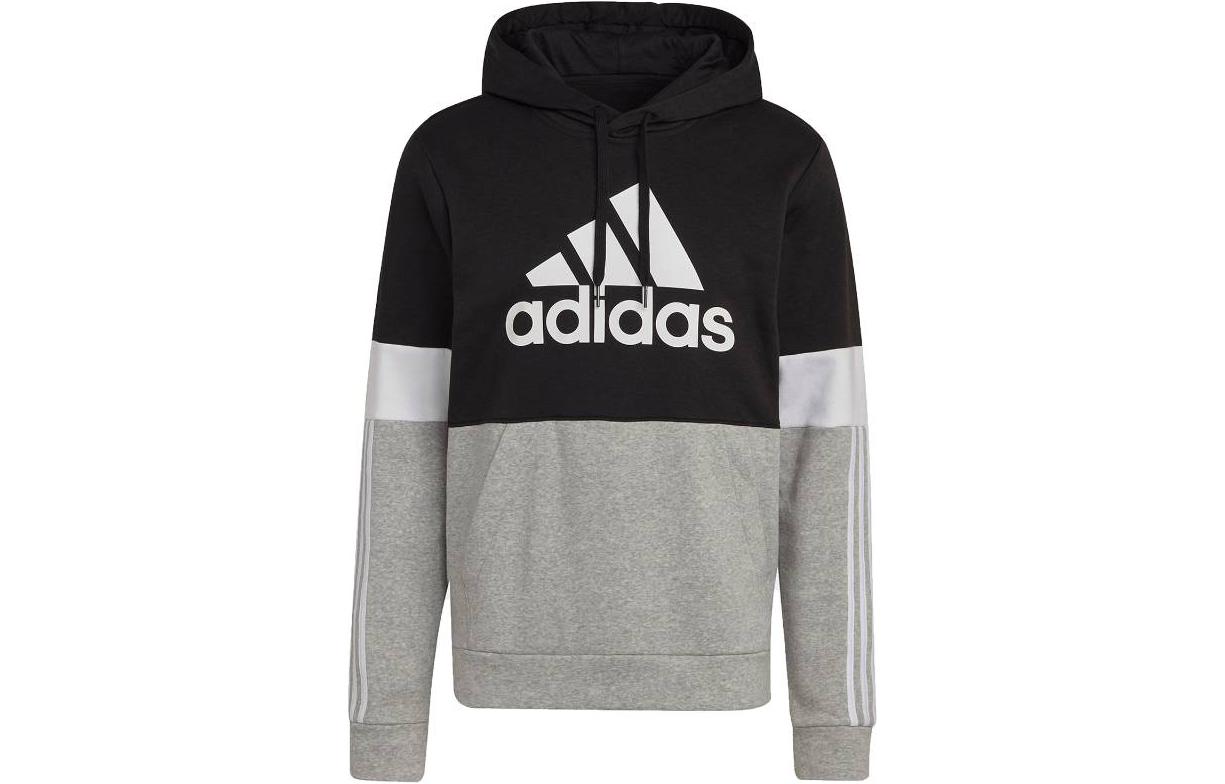 adidas Essentials Fleece Colorblock Logo Hoodie Colorblock Sweatshirt H14646