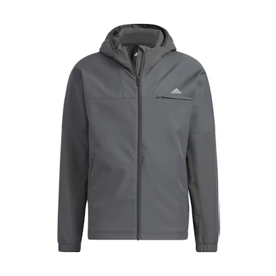 adidas Essentials Full-Zip Hoodie Jacket Grey IK7354