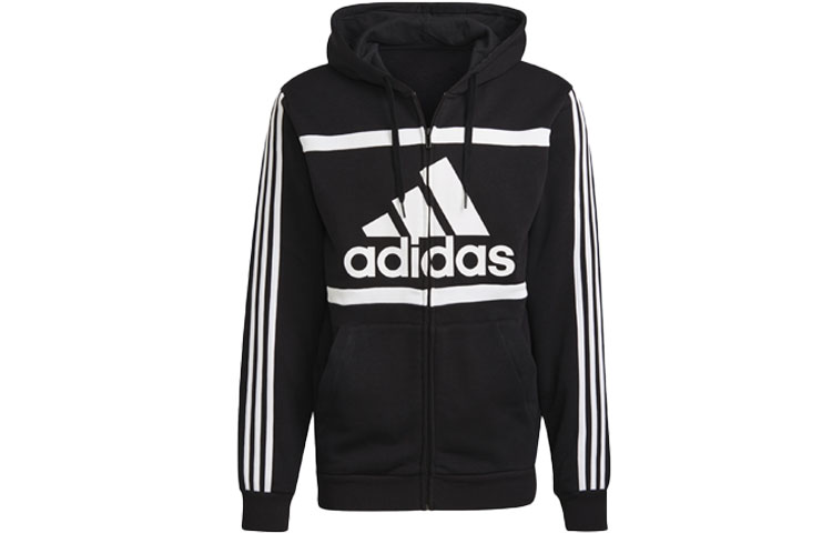 adidas ESSENTIALS Logo Graphic Track Jacket Men’s Black GP4311