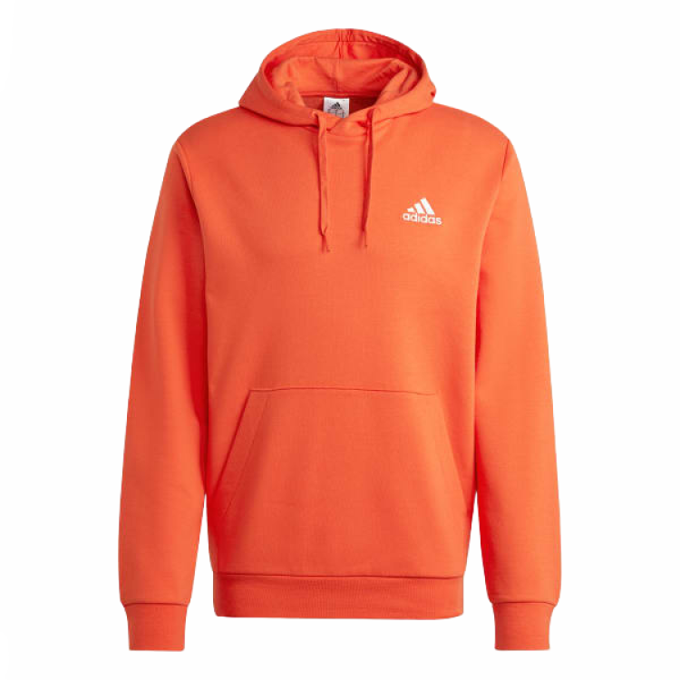 adidas Essentials Logo Pullover Hoodie in Semi Impact Orange IC6275