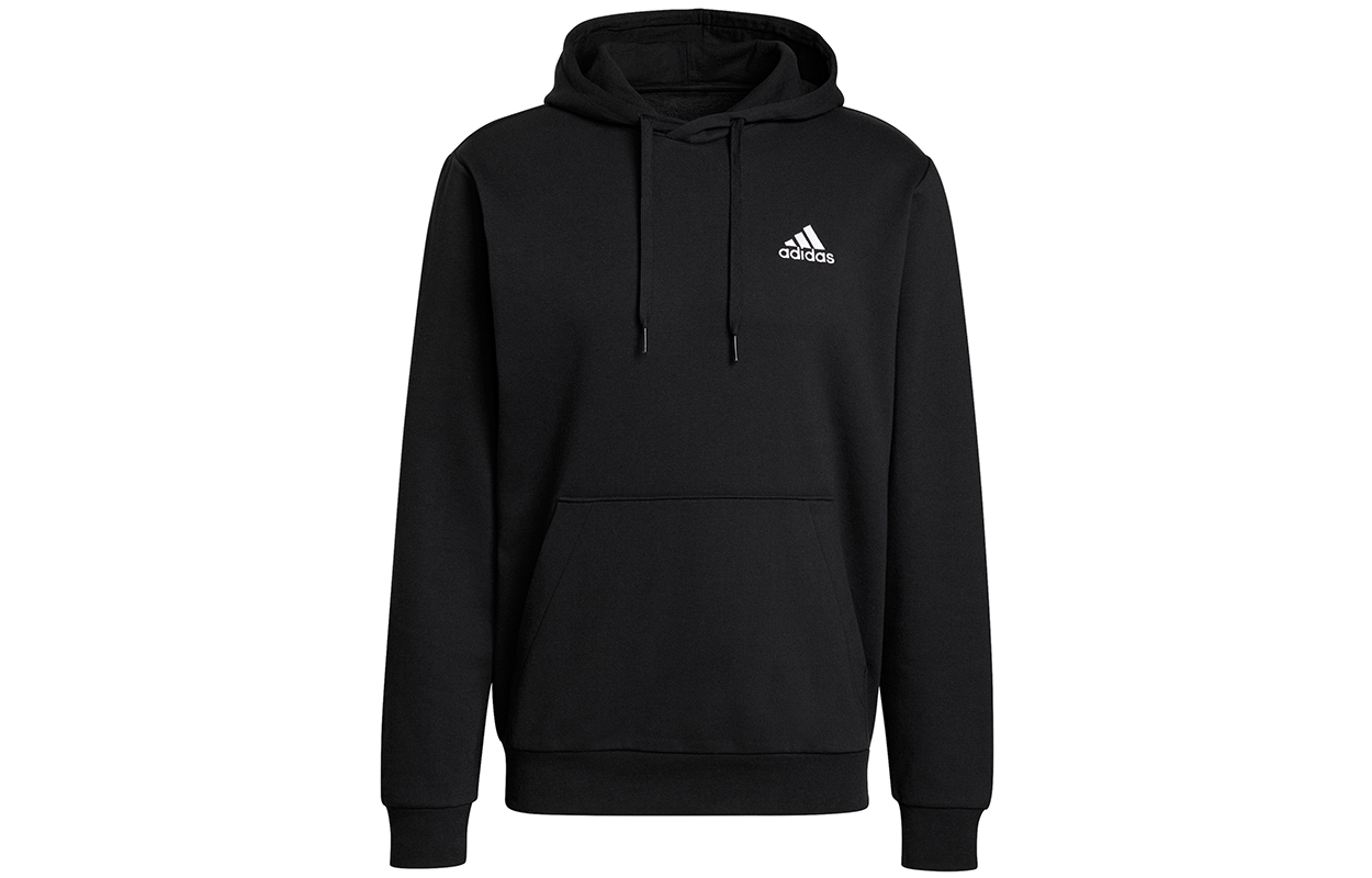 adidas ESSENTIALS Logo Pullover Sweatshirt Black GV5294