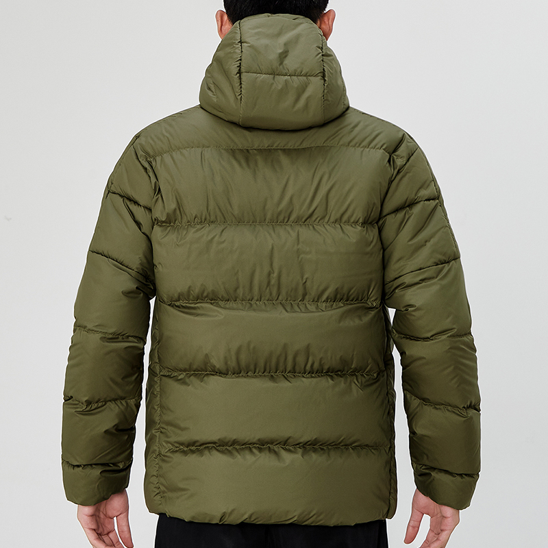 adidas Essentials Mid D H Jacket Olive Windproof Hooded Down Jacket. GT9138 圖 5