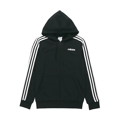 adidas Essentials Retro Knit Jacket Full-Zip Hoodie with Stripes DQ3102