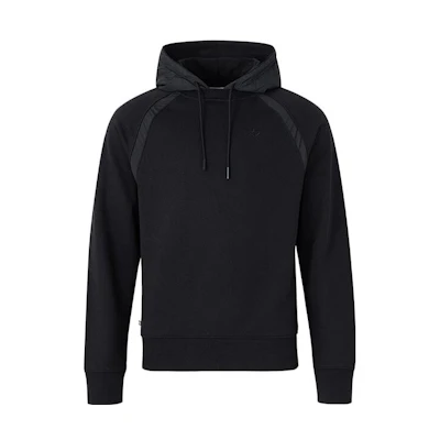 adidas ESSENTIALS Solid Color Logo Embroidered Sweatshirt Black HR8673