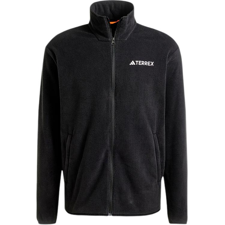 adidas Essentials Travel Outdoor High-Neck Warm Long-Sleeve Jacket Black () JP0795