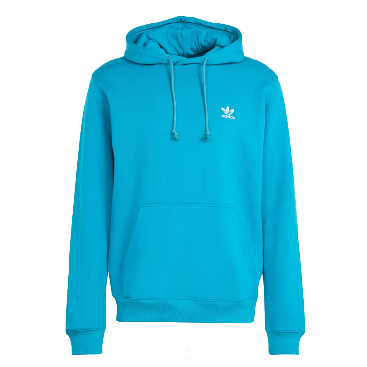 adidas Essentials Trefoil Hoodie Blue Casual Comfort Long Sleeve Pullover IM7678